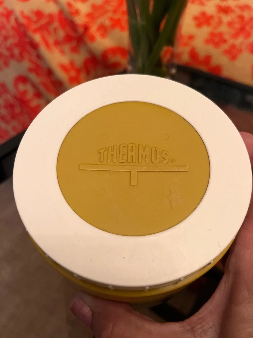Vintage Thermos Mustard Yellow Insulated Container